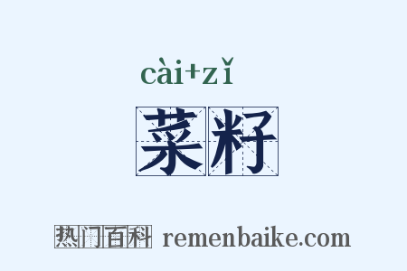 菜籽是什么意思的图片